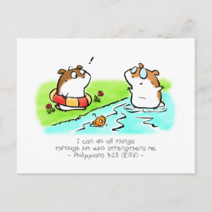Cartão Postal Posso Fazer Todas As Coisas