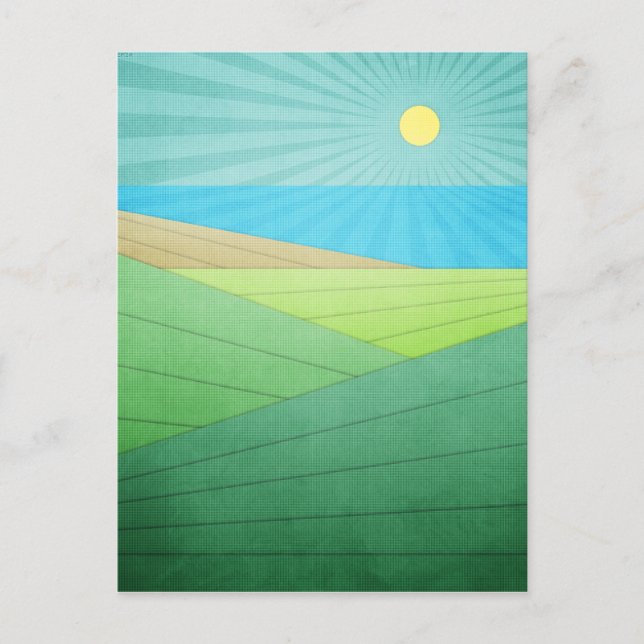 Cartão Postal Posso Ver A Praia (Frente)