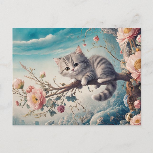 Cartão Postal Post card  Cat  Série 10 05 (Frente)