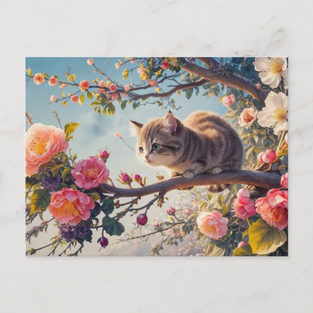 Cartão Postal Post card  Cat  Série 10 08 (Frente)