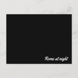 Cartão Postal Post Card Rome at night