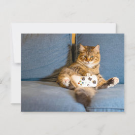 Cartão Postal Postagem de Gamer
