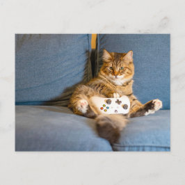 Cartão Postal Postagem de Gamer