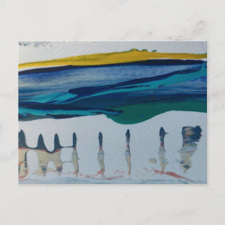 Cartão Postal Postal Abstract Marina Monticelli Art