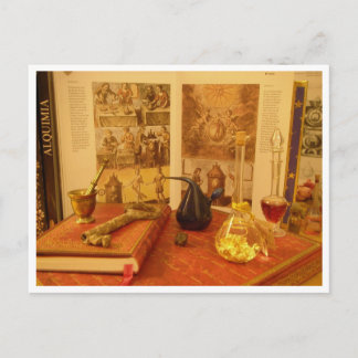 Cartão Postal Postal Alquimia