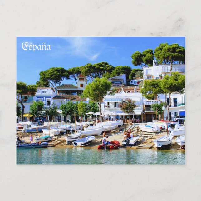 Cartão Postal postal Costa Brava en España (Frente)