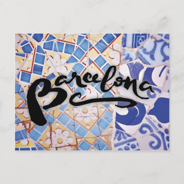 Cartão Postal Postal de Barcelona (Frente)