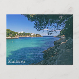 Cartão Postal postal de Cala D'Or en la isla de Mallorca