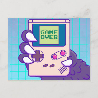 Cartão Postal Postal de Game over Godzilla
