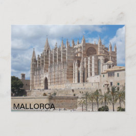 Cartão Postal postal de la Catedral de Palma de Maiorca