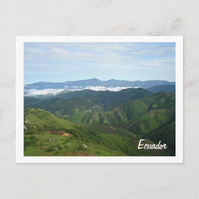 Cartão Postal postal do Equador (Frente)