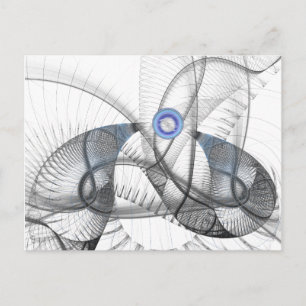 Cartão Postal postal fractal 1