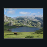 Cartão Postal postal Lagos de Covadonga en Asturias, Espanha<br><div class="desc">postal Lagos de Covadonga en Asturias,  Espanha</div>