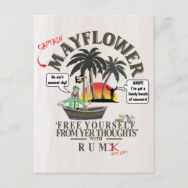 Cartão Postal postal. LIBERTE-SE DOS SEUS PENSAMENTOS.