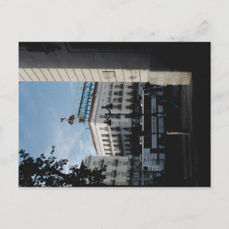 Cartão Postal Postal Madrid España puerta del sol Tio pepe