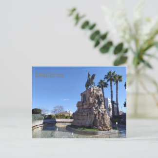Cartão Postal postal Plaza de España de Palma de Mallorca
