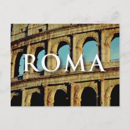 Cartão Postal Postal Roma Itália Europa Wanderlust
