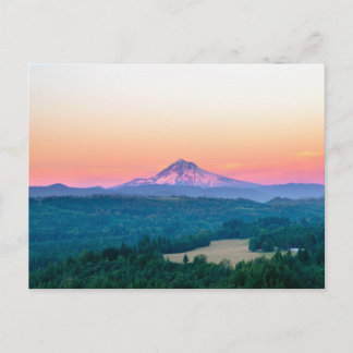Cartão Postal Postal. Vista Mount Hood, Sandy, Oregon, EUA