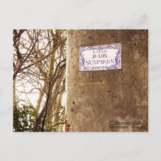 Cartão Postal Postales Uruguai (Frente)