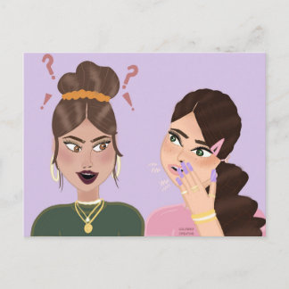 Cartão Postal Postar placa