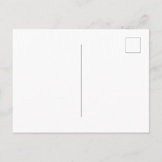 Cartão Postal Postar placa personalizável