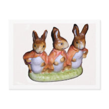 Postard - Flopsy, Mopsy e Cottontail