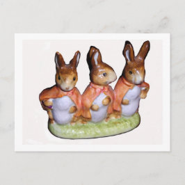 Cartão Postal Postard - Flopsy, Mopsy e Cottontail