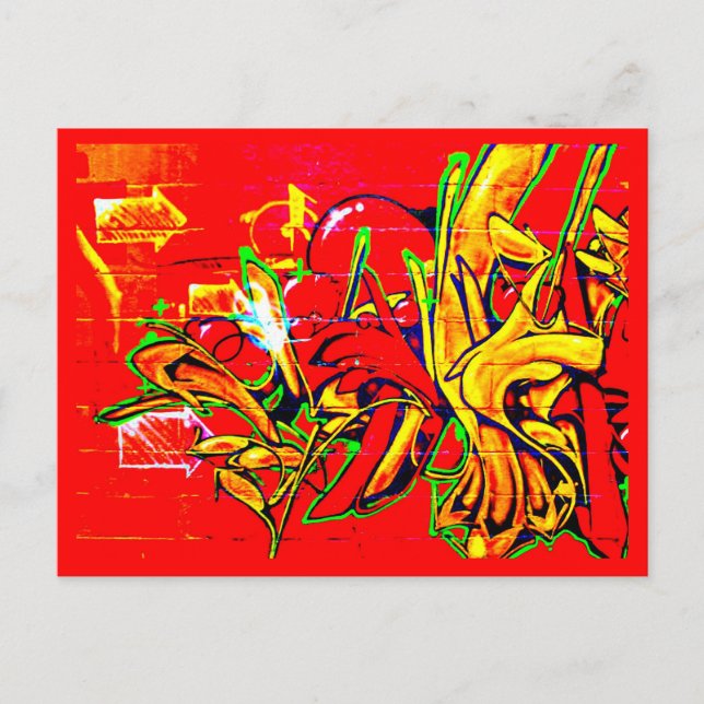 Cartão Postal Postcard-Abstract/Misc-Galeria de Grafites 16 (Frente)