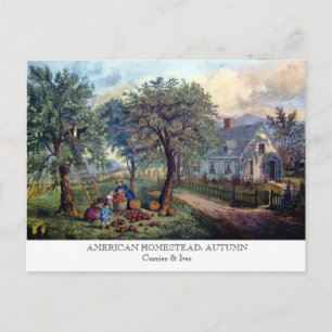 Cartão Postal Postcard - AMERICAN HOMESTEAD: Autumn