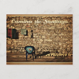 Cartão Postal postcard Camino de Santiago