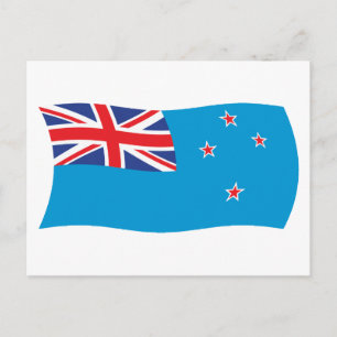 Cartão Postal Postcard da Bandeira da Dependência de Ross