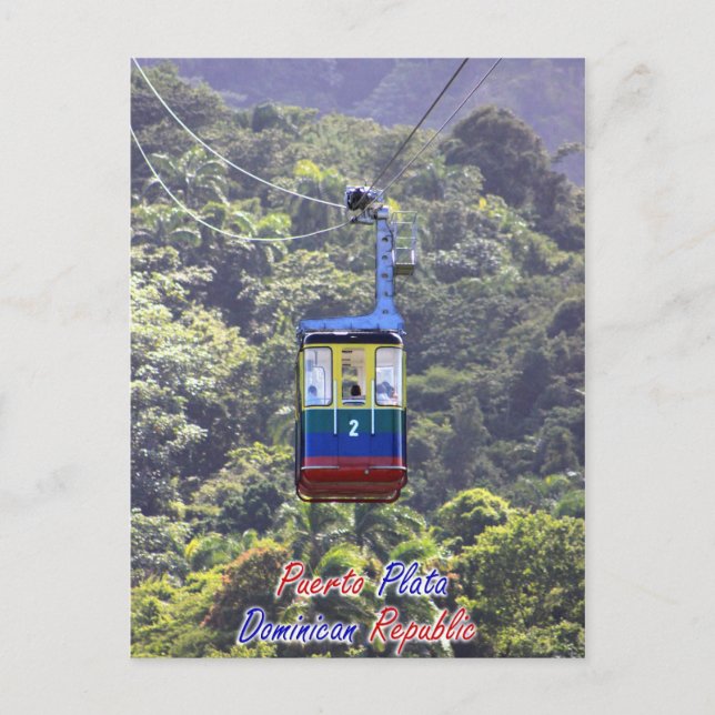 Cartão Postal PostCard da República Dominicana de Puerto Plata (Frente)
