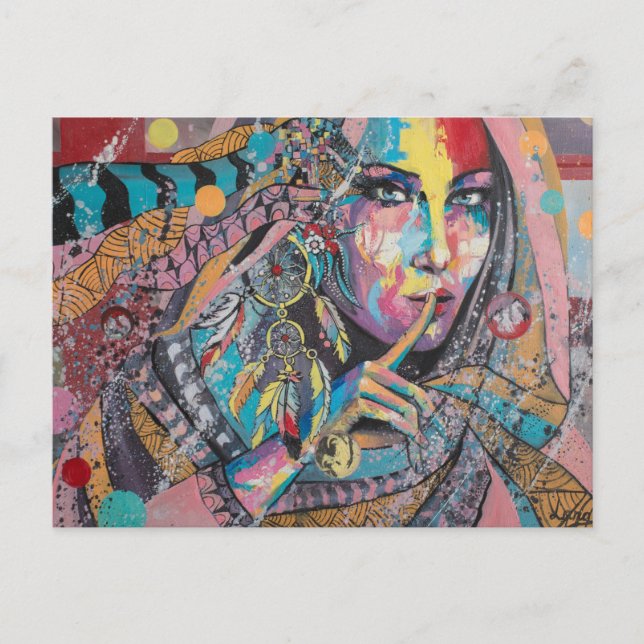 Cartão Postal PostCard do DreamCatcher (Frente)