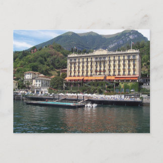 Cartão Postal Postcard Grand Hotel em Tremezzo, Como, Itália
