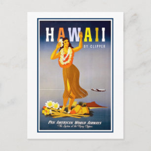Cartão Postal Postcard-Hawaii Vintage