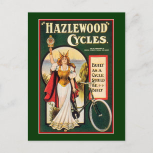 Cartão Postal Postcard: Hazlewood Cycles - Vintage Bicycle