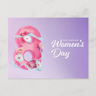 Cartão Postal postcard international women's day 8