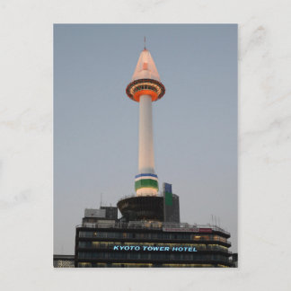 Cartão Postal Postcard Kyoto Tower Hotel, Japão