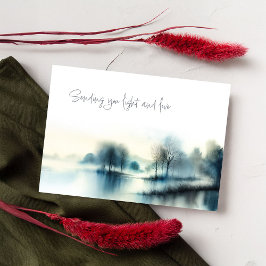 Cartão Postal Postcard "Light and love"