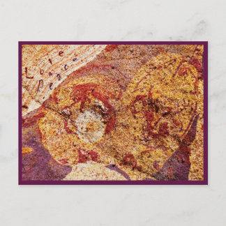 Cartão Postal Postcard Love and Peace "Earth-Design"