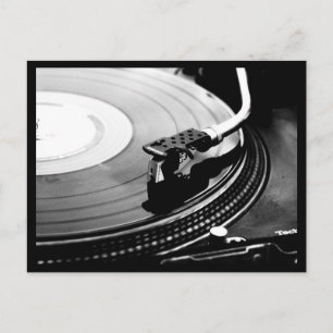 Cartão Postal Postcard-Love the Arts-Record Player