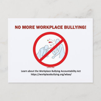 Cartão Postal Postcard-NoMore Workplace Bullying