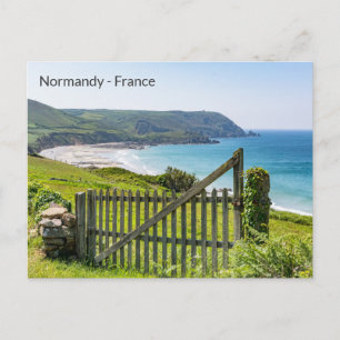 Cartão Postal Postcard Normandy França Postkarte