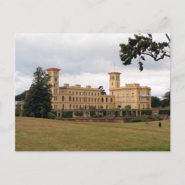 Cartão Postal Postcard Osborne House, Isle of Wight, Reino Unido (Frente)