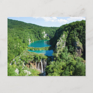 Cartão Postal Postcard Plitvice Lakes National Park, Croatia