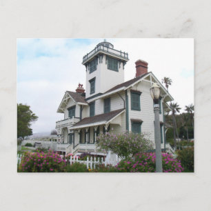Cartão Postal Postcard Point Fermin Lighthouse San Pedro Parque