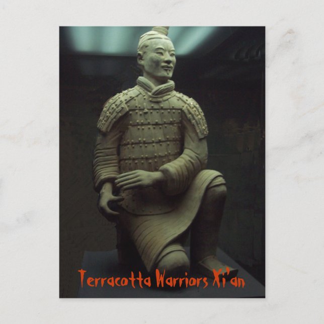 Cartão Postal POSTCARD - Terracotta Warrior Xián China (Frente)