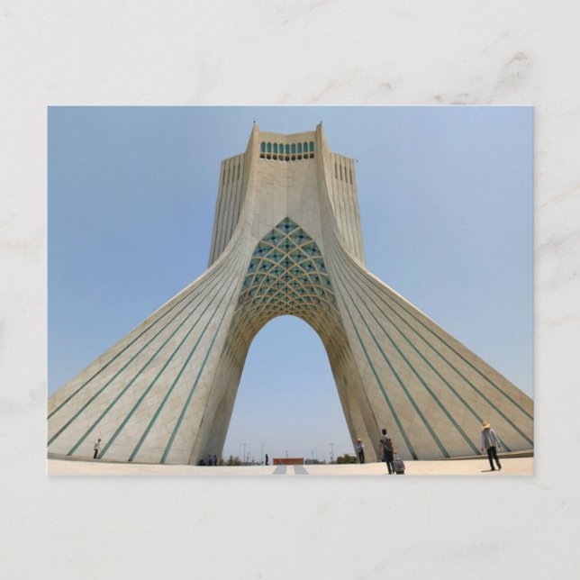 Cartão Postal Postcard The Azadi Tower (Of Freedom), Teerão Iran (Frente)