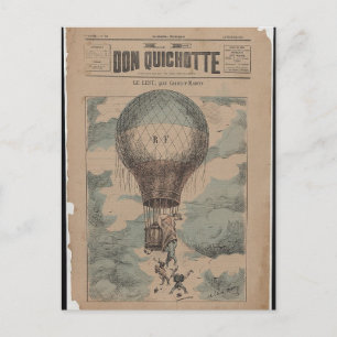 Cartão Postal Postcard-Vintage Art-Hot Air Balloons 23