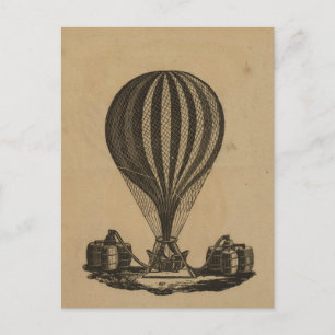 Cartão Postal Postcard-Vintage Art-Hot Air Balloons 5